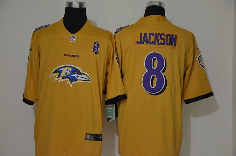 Nike Ravens 8 Lamar Jackson Yellow Team Big Logo Number Vapor Untouchable Limited Jersey,We sell and wholesale Nike Ravens 8 Lamar Jackson Yellow Team Big Logo Number Vapor Untouchable Limited Jersey on line form chian!